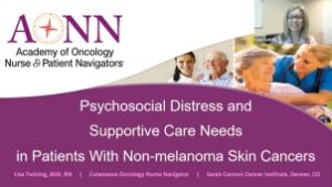 Non-Melanoma Skin Cancer Psychosocial Distress