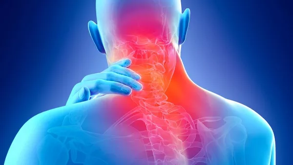 3D illustration of head and neck cancer