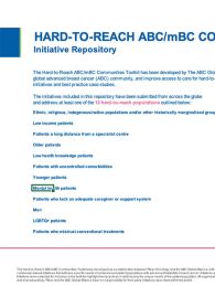 Hard-to-Reach ABC/mBC Communities Toolkit