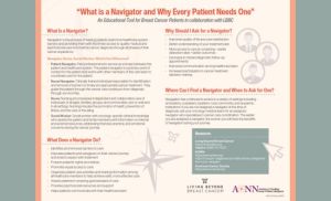 Collaboration With Living Beyond Breast Cancer Yields Valuable Patient Education