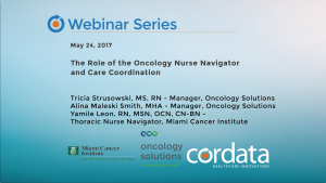 Care Coordination and the Role of the Oncology Nurse Navigator